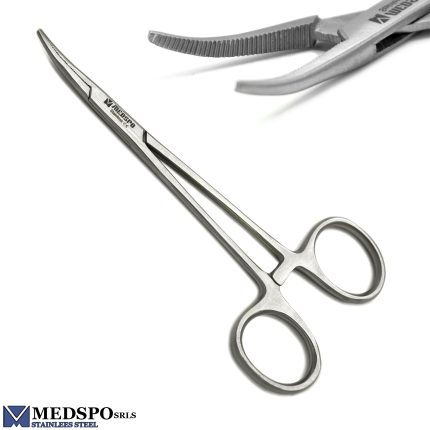 Halsted Mosquito Hemostat Locking Forceps Curved Surgical Hemostatic Artery Clamp